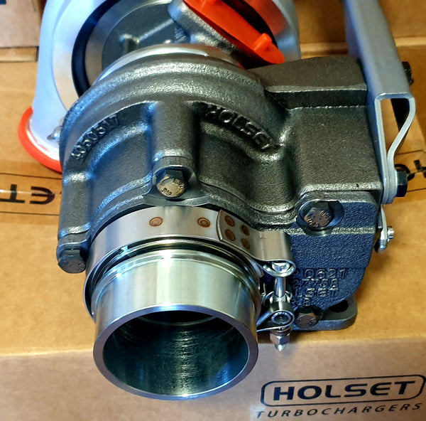 Holset Exhaust outlet flange & V band HE221, HE250WG HX30/Super, HX35, HE341, HE351, H1C